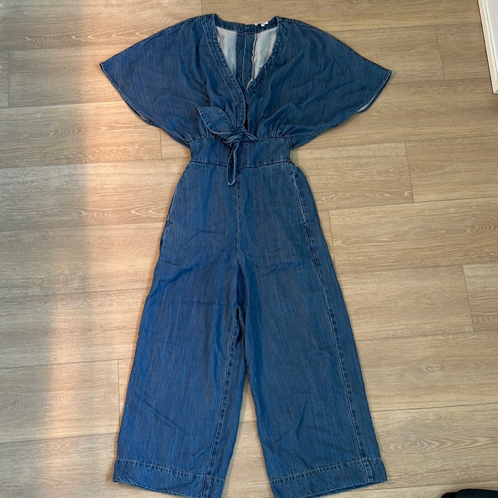 Splendid Blue Denim Jumpsuit - Picture 2 of 10